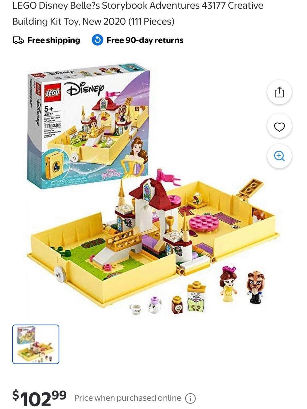 Disney Lego Belle’s Storybook Adventures - Picture 5 of 5